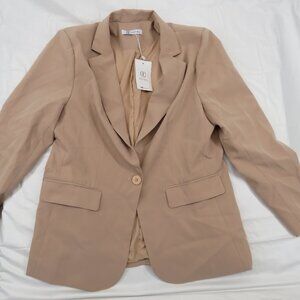 ✨ CICY BELL | Khaki Oversized Blazer Jacket | XL ✨